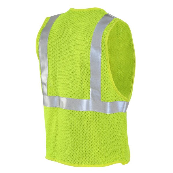 DRIFIRE FR Anti-Stat Hi-Vis Mesh Class 2 Vest in Fluorescent Yellow